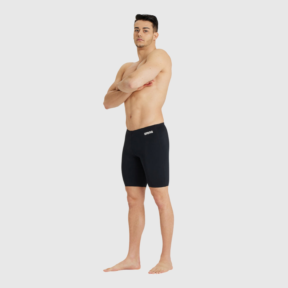 TRAJE DE BAÑO JAMMER LISO PERFORMANCE TEAM NEGRO - fondo #E8E8E8