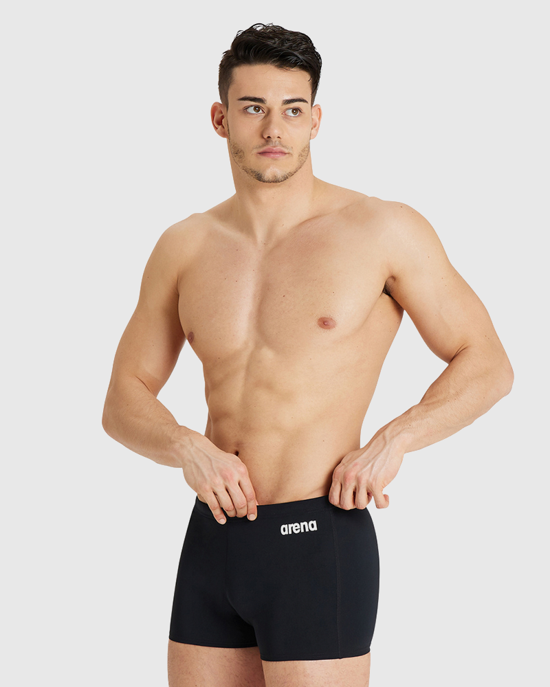 TRAJE DE BAÑO SHORT ARENA WIM SHORT SOLID BL - fondo #E8E8E8