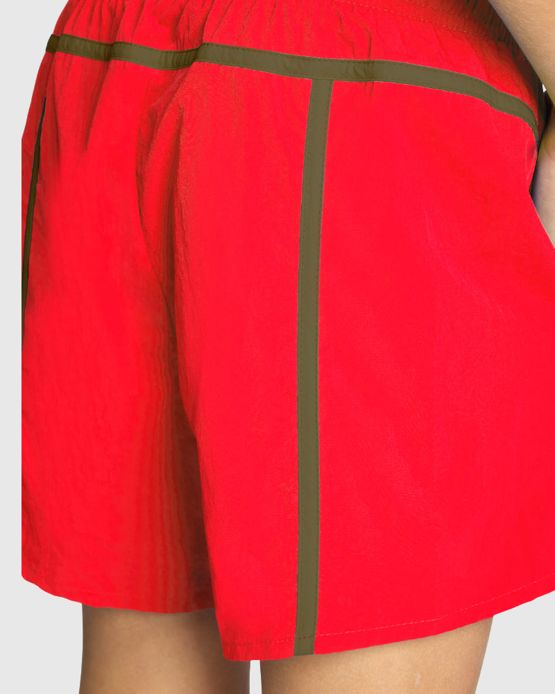 SHORT BAÑO NIÑO PRO_FILE BEACH ROJO - fondo #E8E8E8