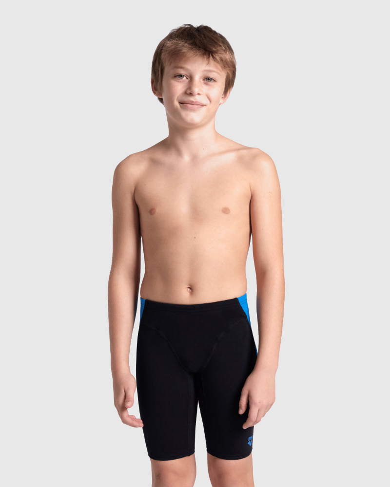 TRAJE DE BAÑO JAMMER ARENA PERFORMANCE PARA NIÑO PANEL NEGRO - fondo #E8E8E8
