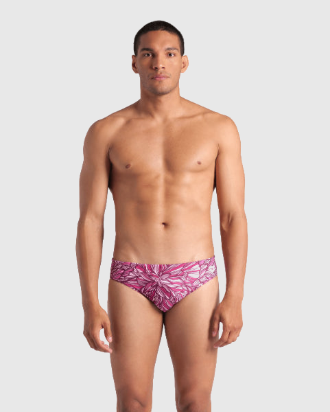 TRAJE DE BAÑO ZUNGA PINK DAHLIA SWIM BRIEFS SHOC - fondo #E8E8E8