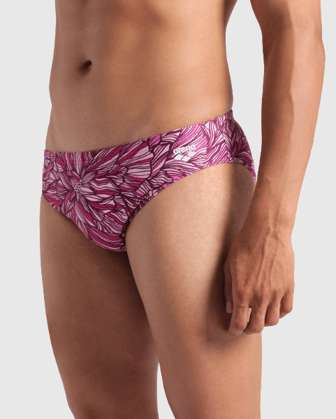 TRAJE DE BAÑO ZUNGA PINK DAHLIA SWIM BRIEFS SHOC - fondo #E8E8E8