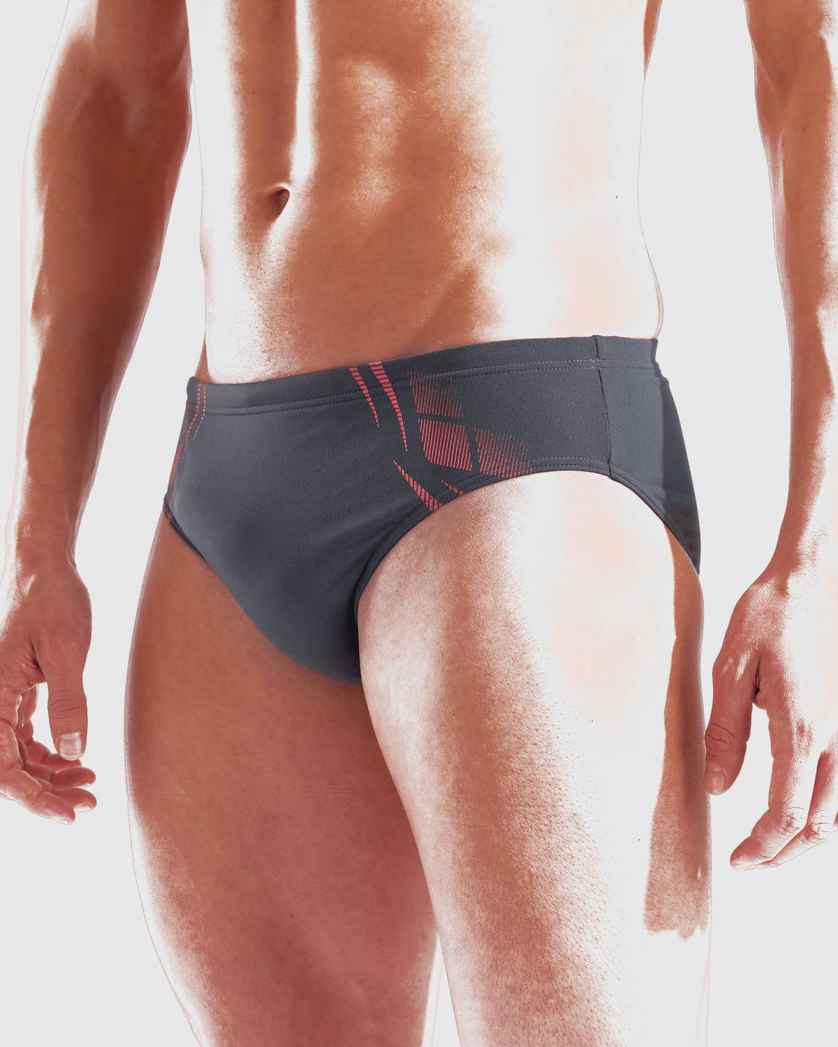 TRAJE DE BAÑO SHORT POSEIDONIA SWIM BRIEFS - fondo #E8E8E8