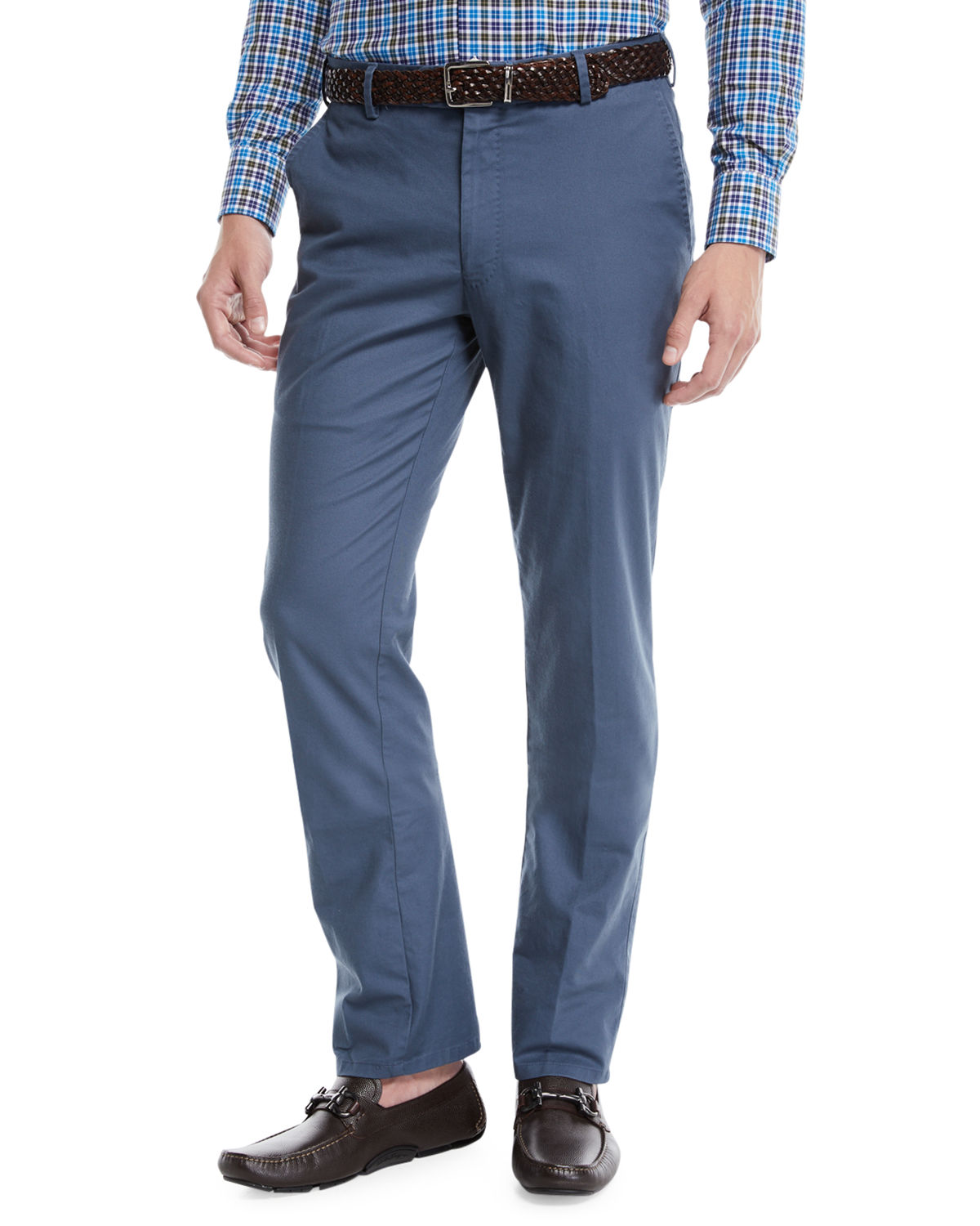 Pantalón Peter Millar ROPPAN495 - Twill Relax Fit Azul Marino Talla 32