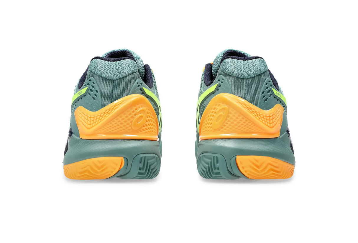 Zapatilla Asics Gel Resolution 9 – Padel – Celadon / Safety Yellow