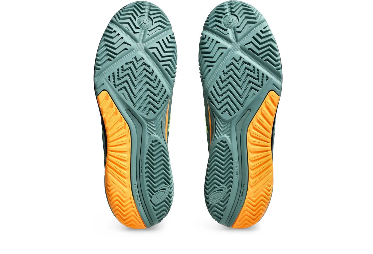 Zapatilla Asics Gel Resolution 9 – Padel – Celadon / Safety Yellow