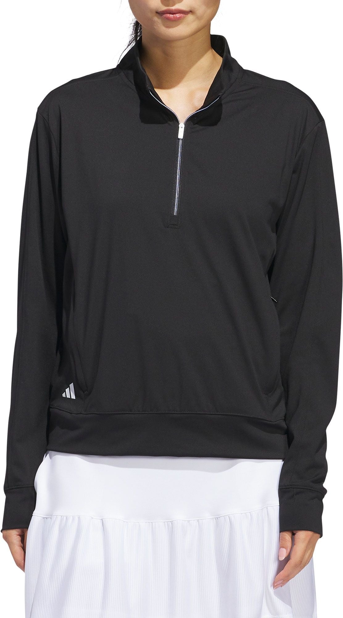 Polera Golf Manga Larga Adidas Mujer Ultimate C 1/4 Zip