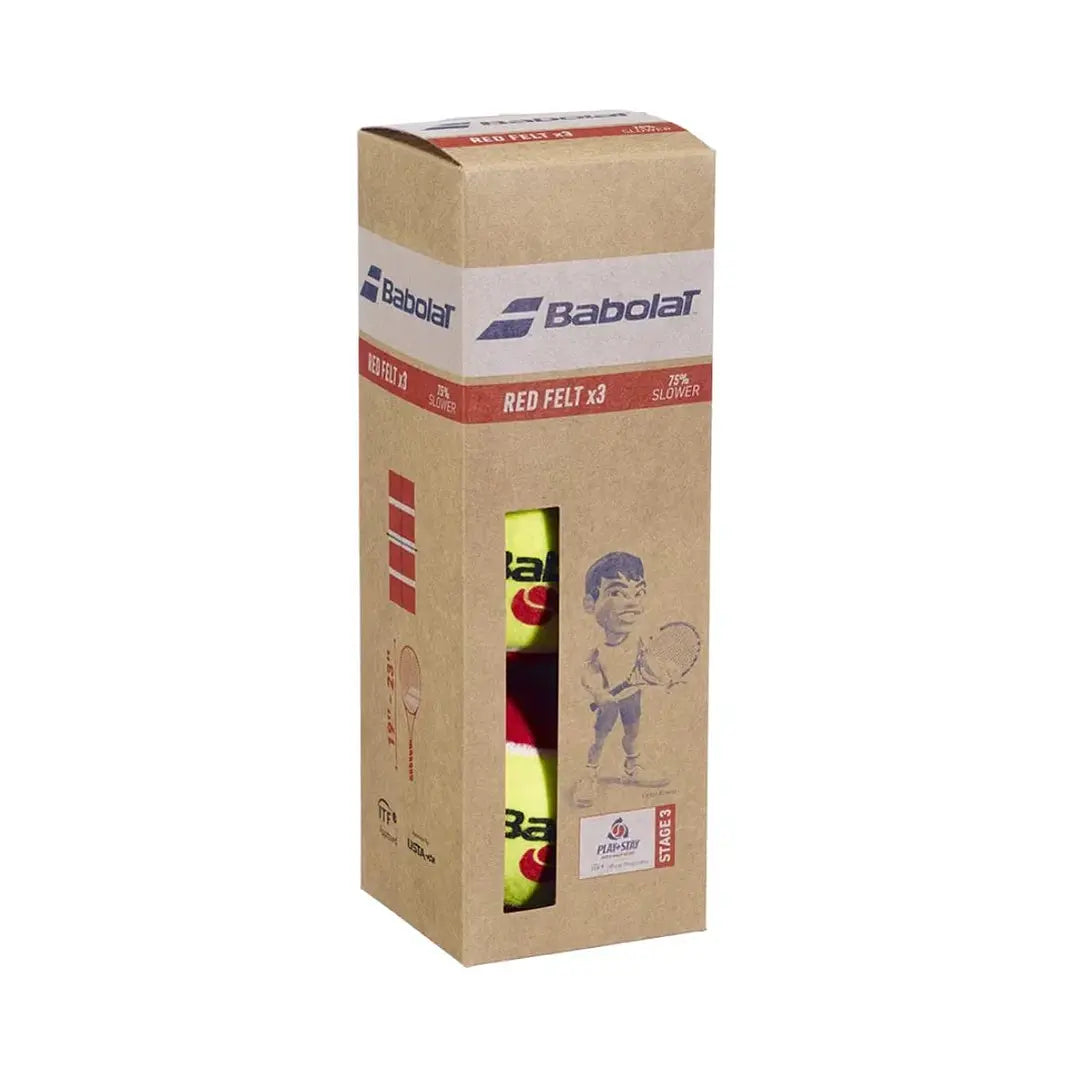 Pelotas de Tenis Babolat Red Felt