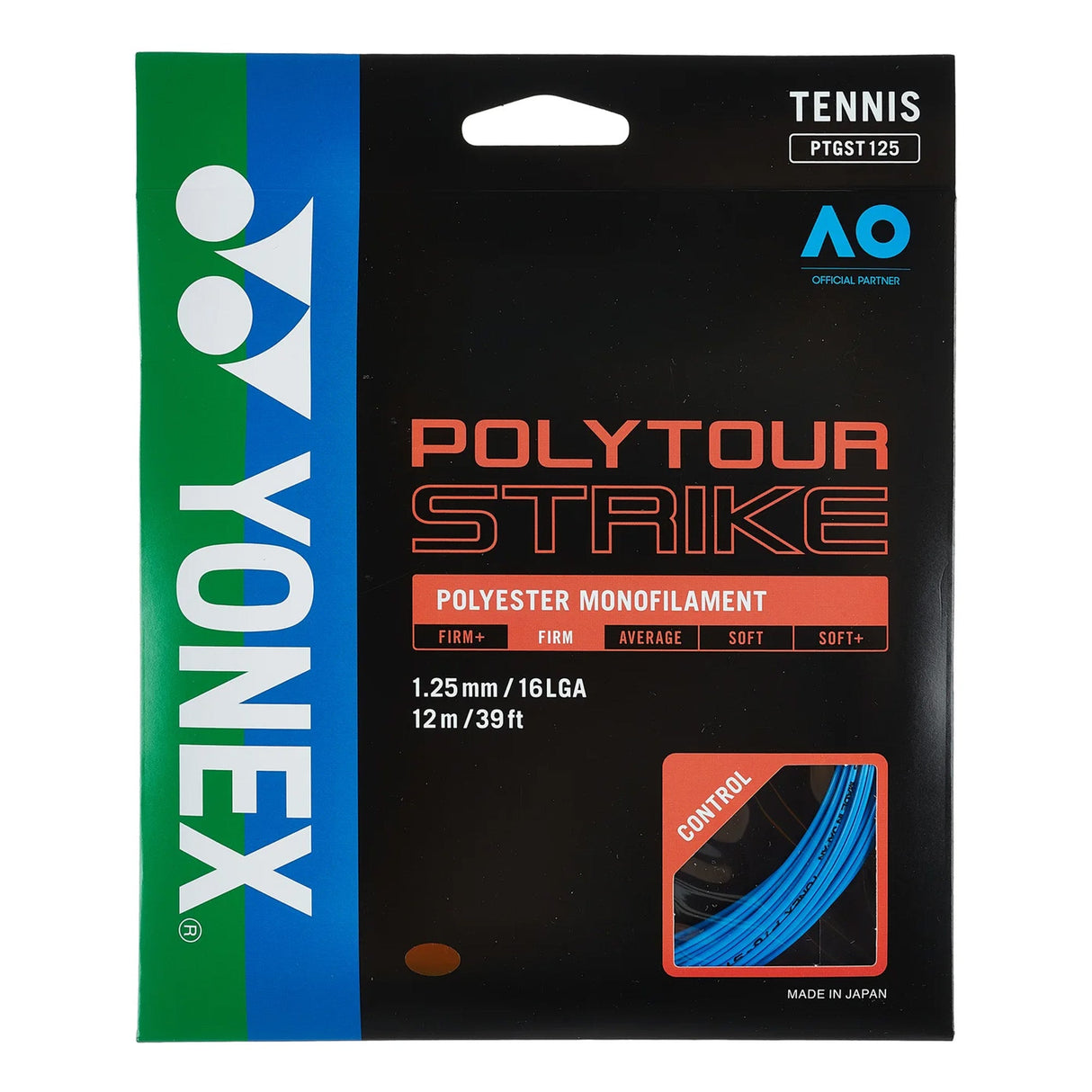 Set Cuerda Tenis POLY TOUR STRIKE 1.25 / 16L Azul