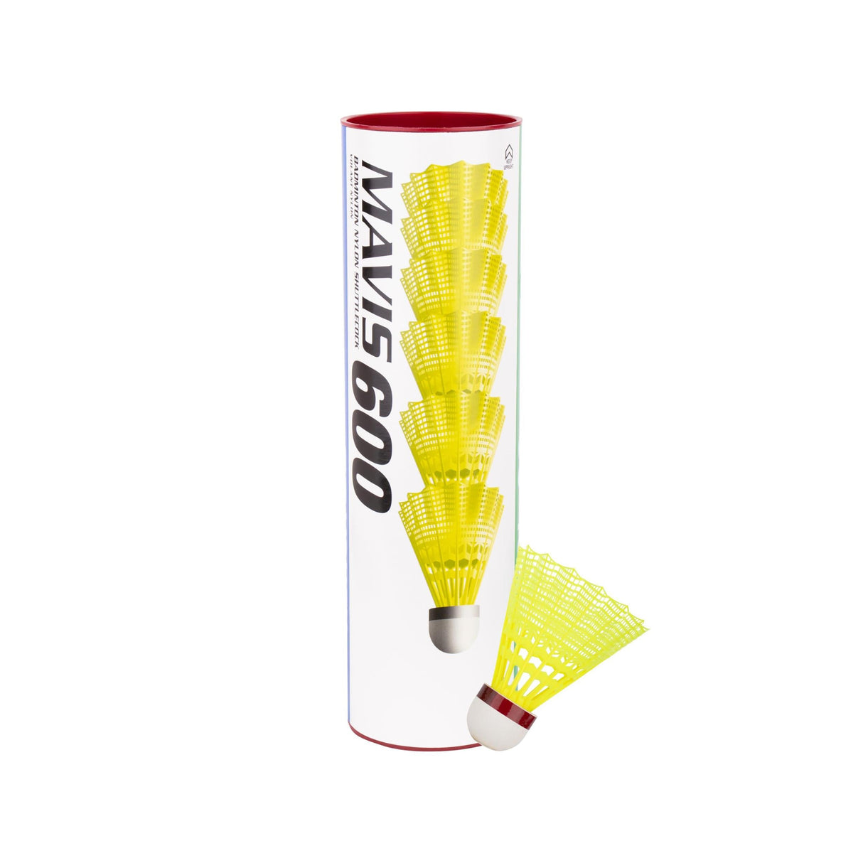 Plumilla Mavis 600P Fast Amarilla Yonex x6
