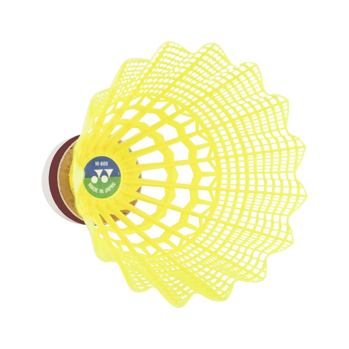 Plumilla Mavis 600P Fast Amarilla Yonex x6