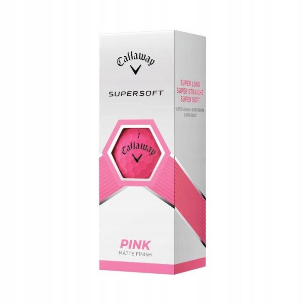 Pelotas Callaway SuperSoft - Tubo 3 pelotas