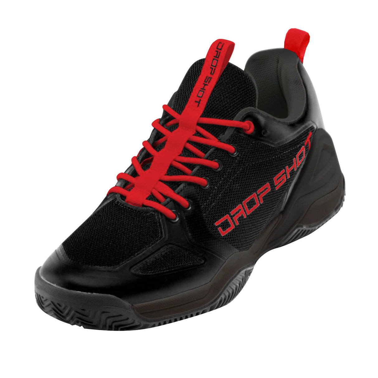 Zapatilla Pádel Hombre DORAMA Negro/Rojo 2023