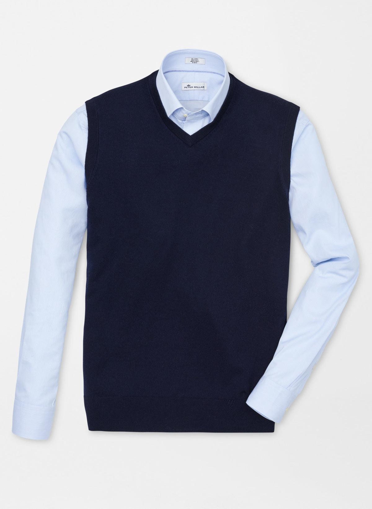 Chaleco V-Neck Soft Crown - 85% Lana / 15% Seda (Hombre)