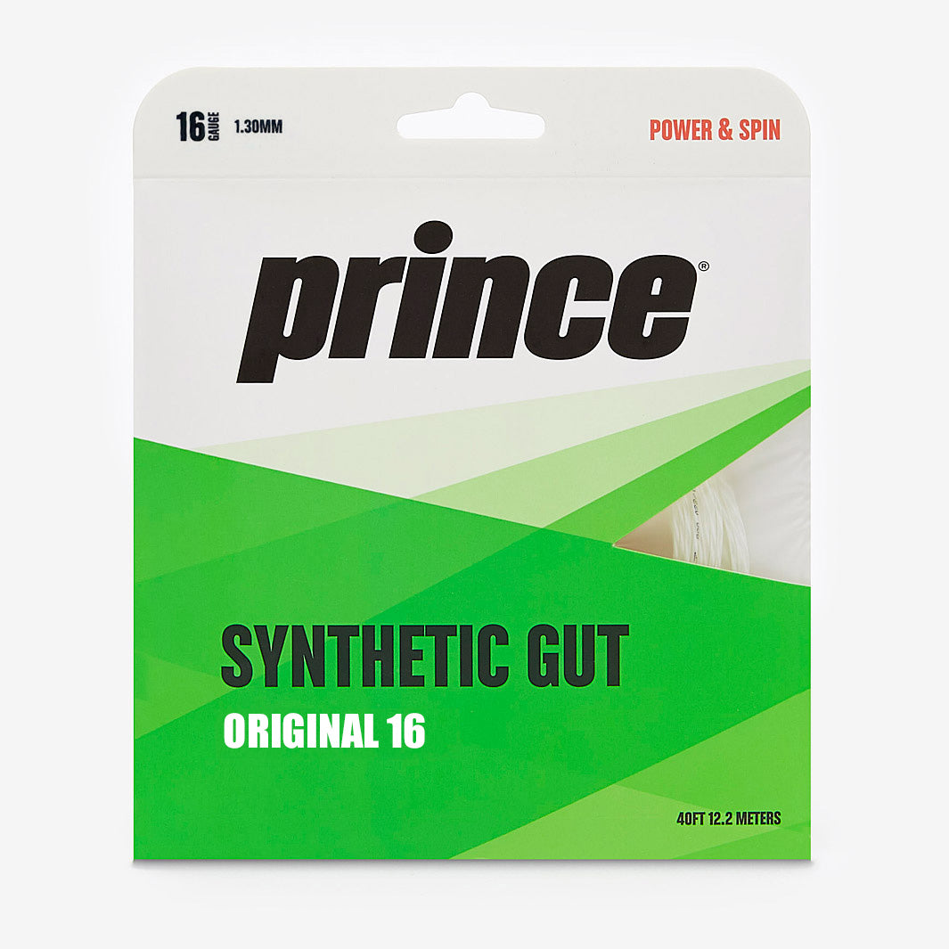 Set Cuerda Tenis SYNTHETIC GUT Original 1.30 / 16 Blanca