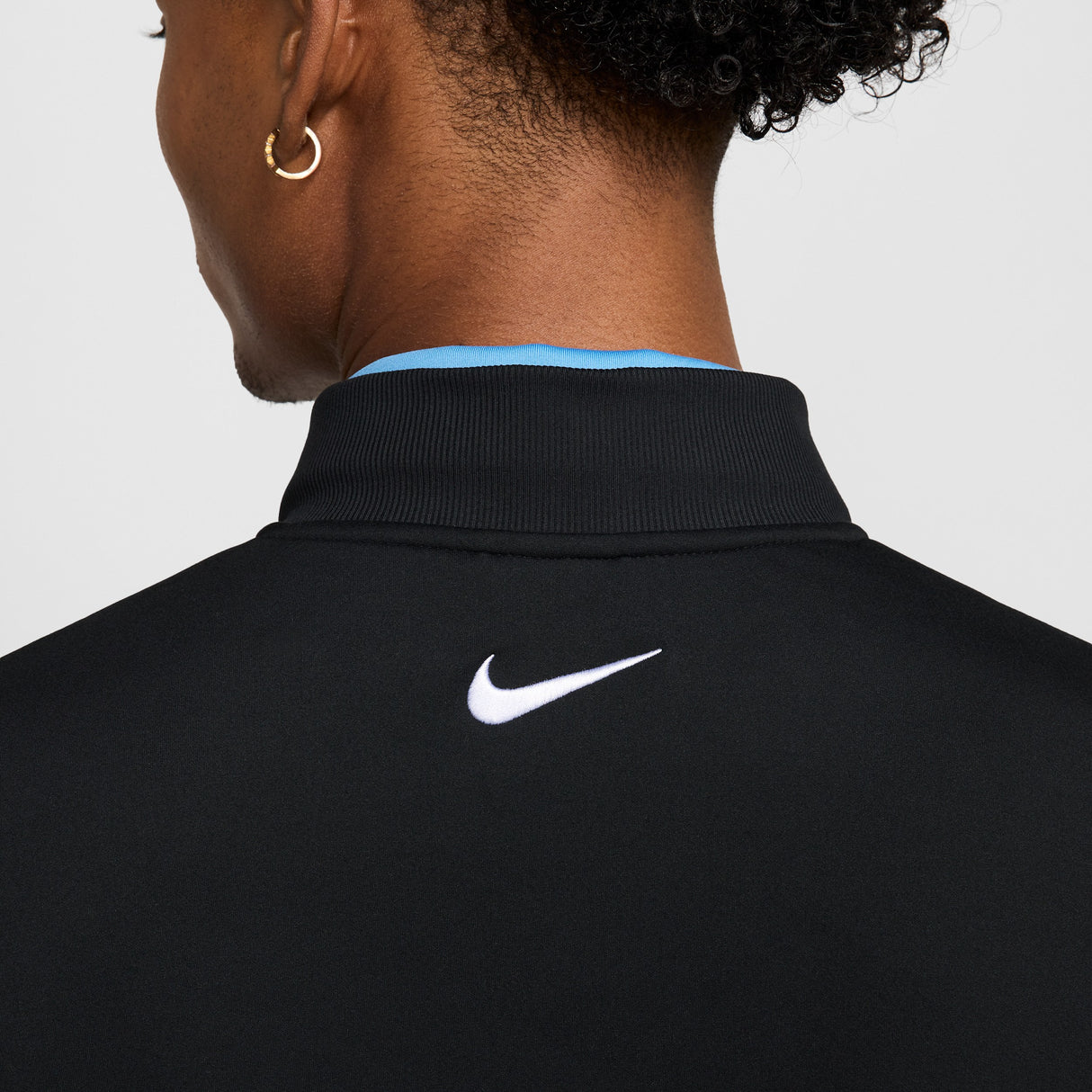 Polera 1/2-Zip Nike ligera con Swoosh - Tejido elástico y reciclado