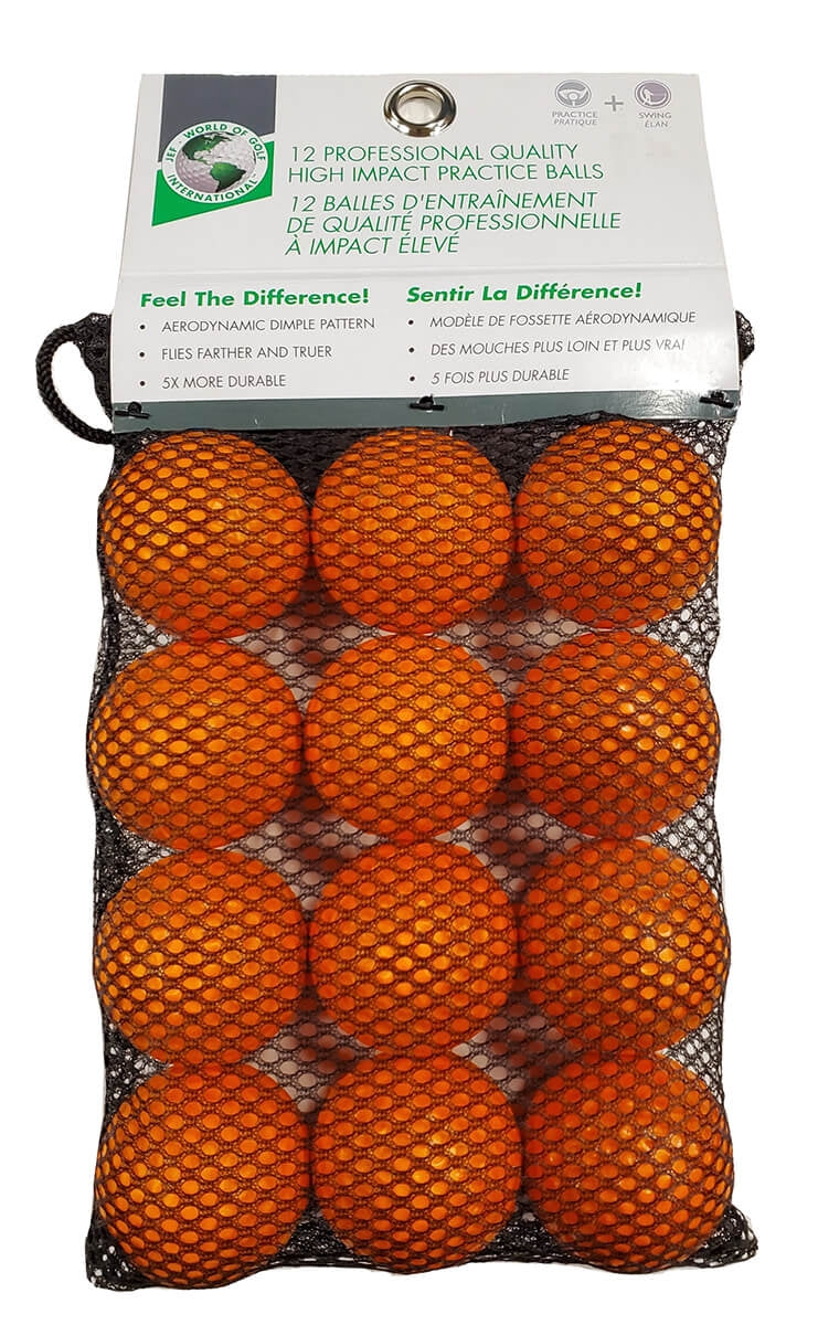 Pelotas de Practica World Of Golf High Impact Foam 12