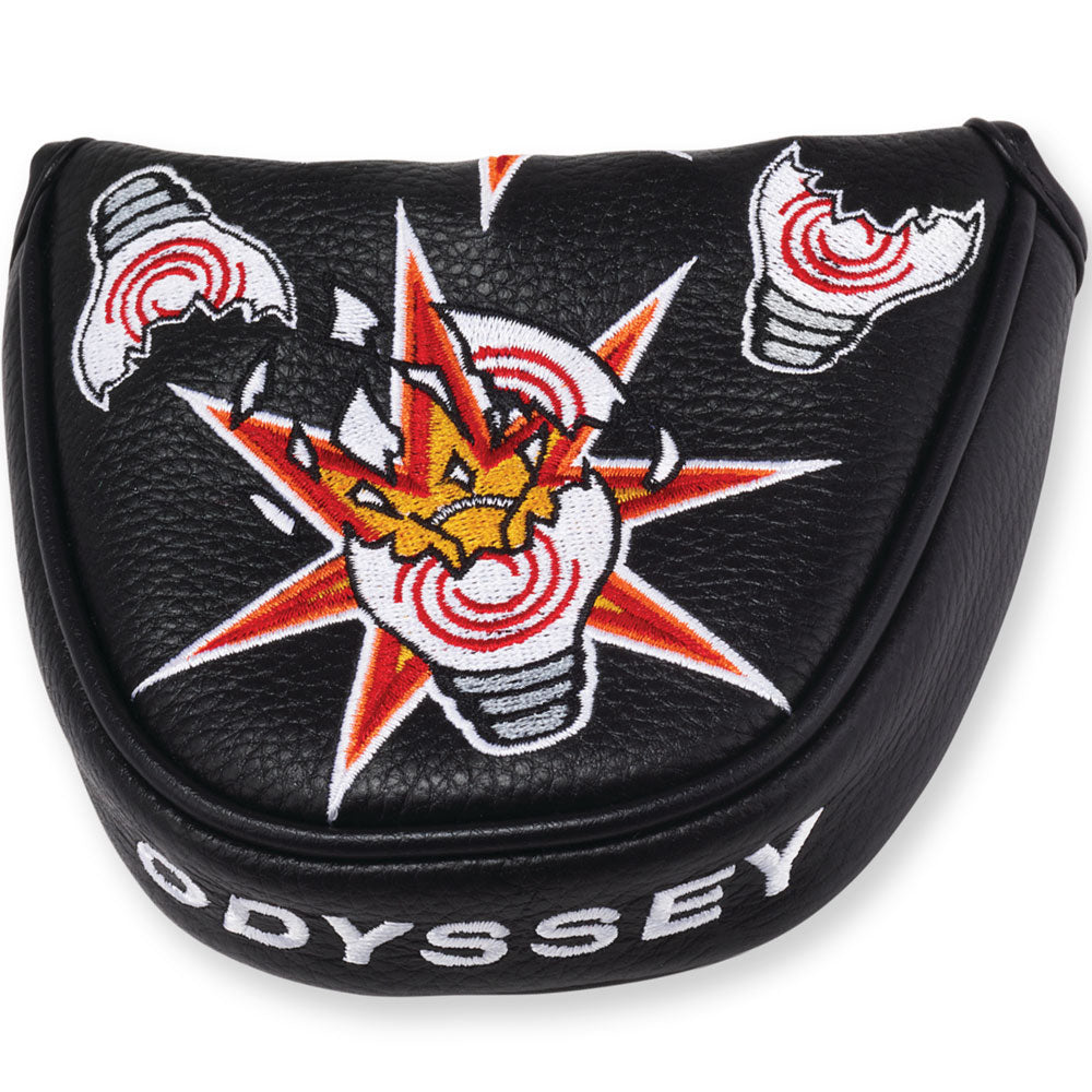 Funda Magnética Odyssey para Putter Mallet Pequeña - Cuero Lights Out Edición Limitada