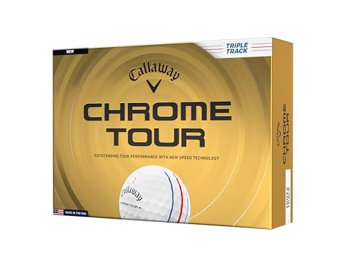 Pelotas Callaway Chrome Tour 2026 Triple Track - Docena Blanca