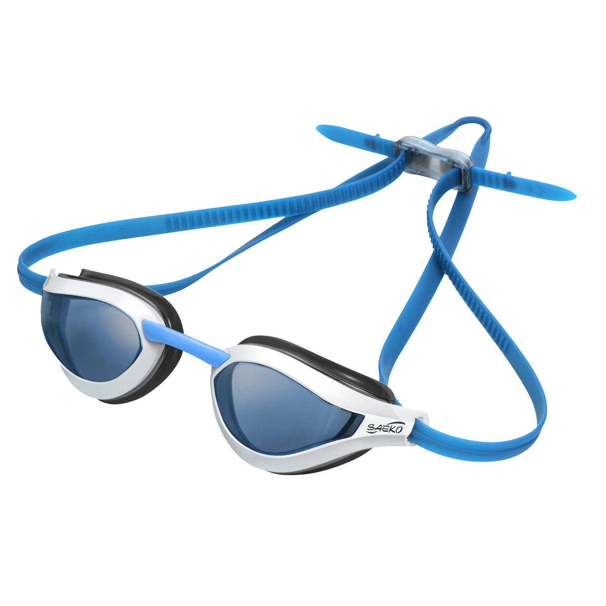 Lente Natación S68 CARINA Blanco/Azul