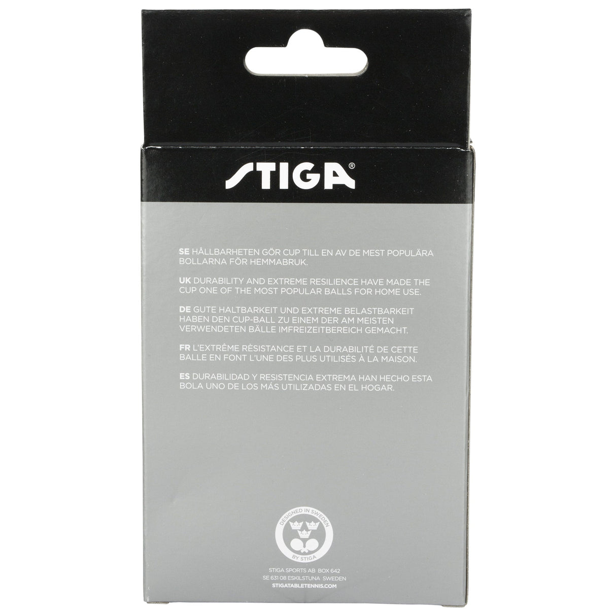 Pelotas Tenis de Mesa CUP 40+ 6 PACK Blanco