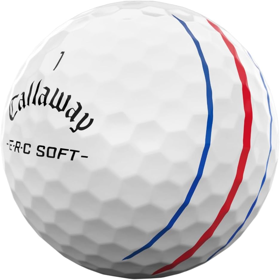 Pelotas Golf Callaway ERC Soft 25 Triple Track Docena Blanco