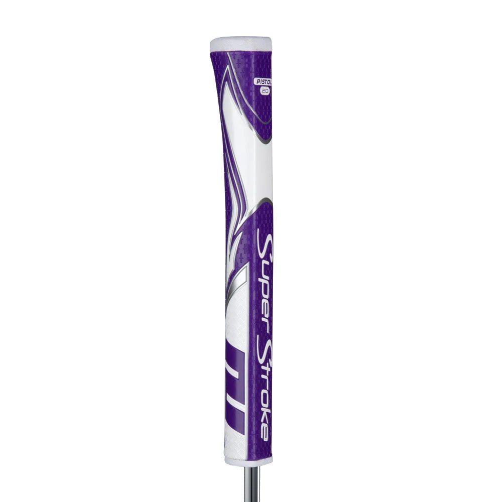 SuperStroke Zenergy Pistol GT 2.0 - Empuñadura para Putter (Morado/Blanco)