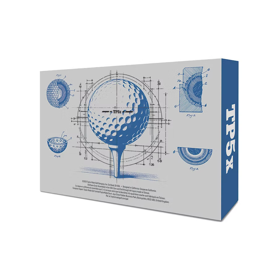 Pelotas TaylorMade TP5x Premium Heritage - docena