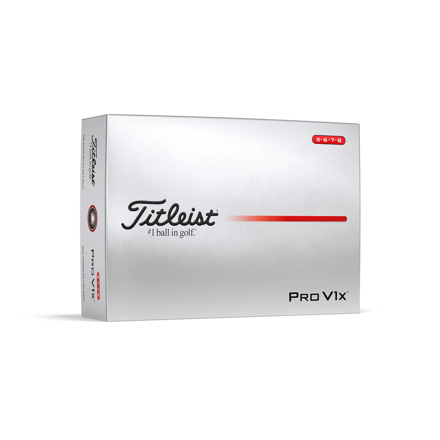 Pelotas Titleist Pro V1x High Number 2025 - Docena