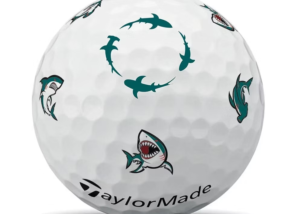 Pelotas TaylorMade TP5x Pix Premium Sharks - docena