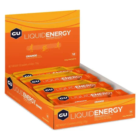 GU Energy Energy Caja de Geles Liquid Orange - Rideshop