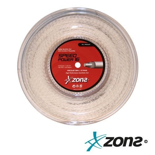 Rollo Cuerda Racquetball SPEED POWER 16 /1.3mm Blanco 240m