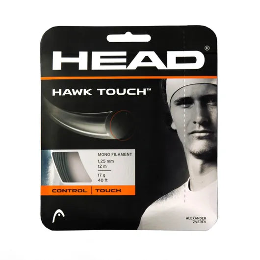 Cuerda Tenis HEAD Hawk Touch Set 16g Gris