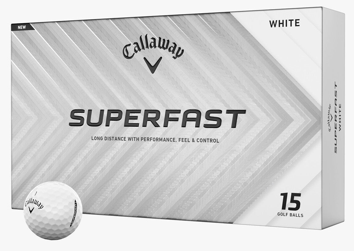 Pelotas Callaway Superfast 25 - 15 pelotas Blanco