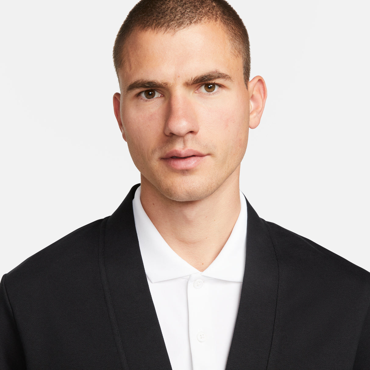 Cardigan Nike Standard Issue Dri‑FIT – Felpa Francesa y Botones a Presión