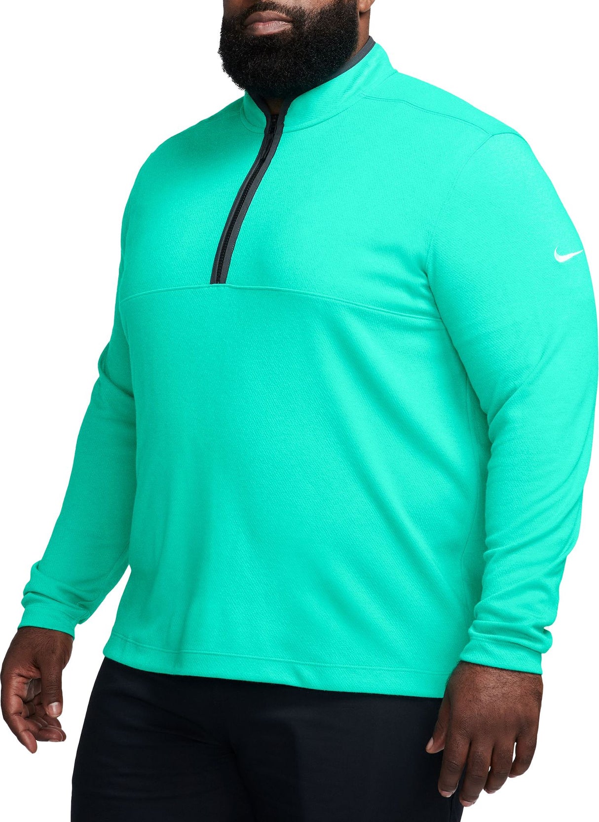 Camiseta técnica de ciclismo ROPPLN381 - Dri-FIT 1/4 cremallera