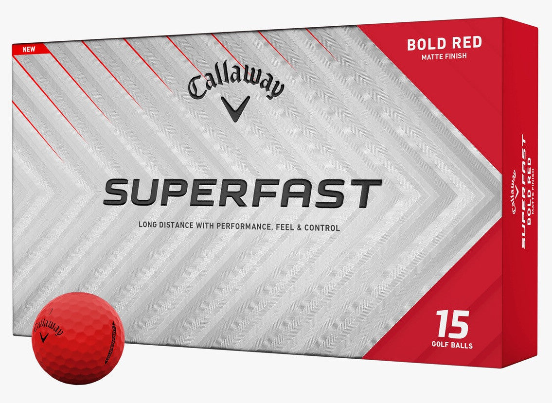 Pelotas Callaway Superfast 25 - 15 pelotas Rojo