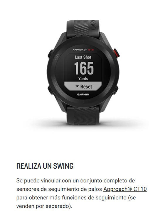 Reloj Inteligente Garmin Approach® S12 Negro