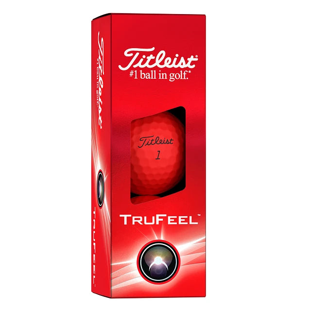 Pelotas de Golf Titleist TruFeel Docena Rojas