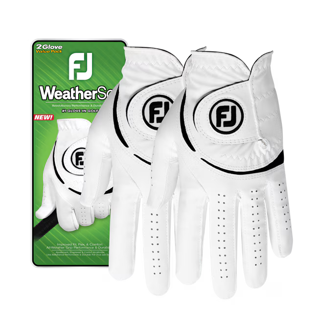 Guante FootJoy Hombre WeatherSof Pack de 2 Unidades
