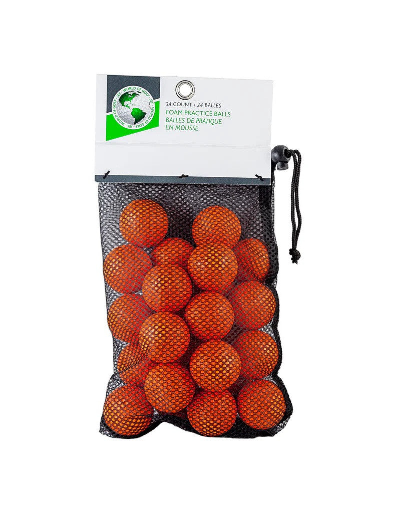 Pelotas de Practica World Of Golf Foam 24