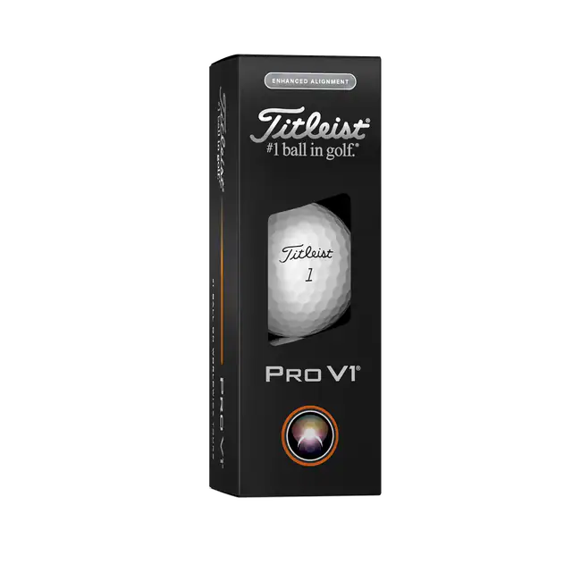 Pelotas de Golf Titleist ProV1 2026 Docena Enhanced Alignment