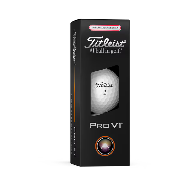 Pelotas de Golf Titleist ProV1 2026 Docena Performance Align Red