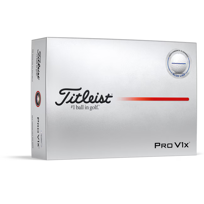 Pelotas de Golf Titleist ProV1x 2026 Docena Performance Align Azul