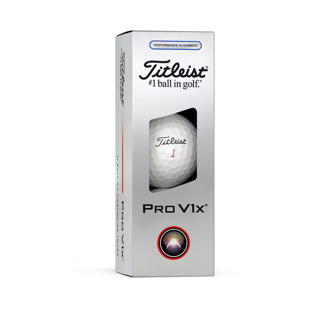 Pelotas de Golf Titleist ProV1x 2026 Docena Performance Align Azul