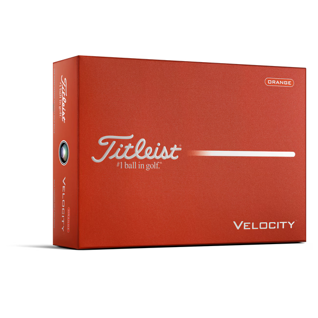 Pelotas de Golf Titleist Velocity Docena 2026 Naranjo