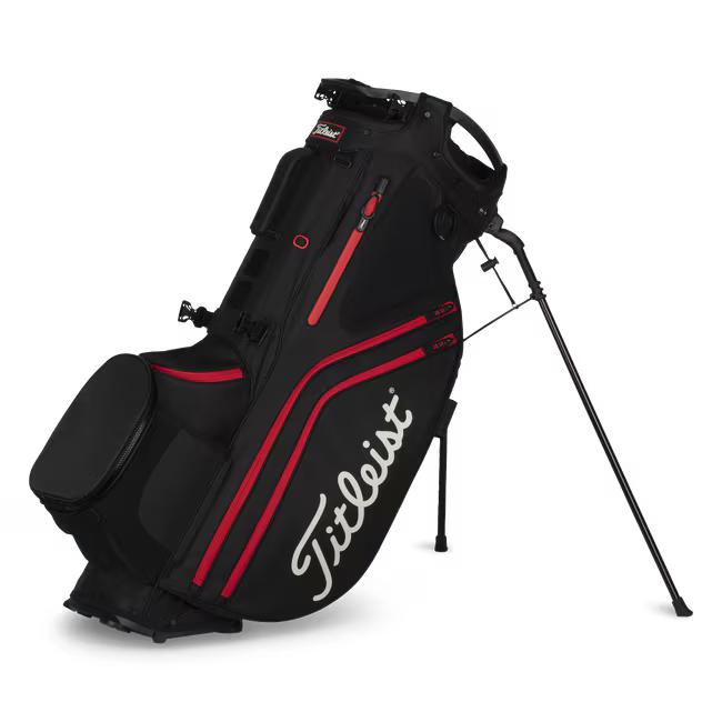 Bolso de Golf Titleist Hybrid 14 Bag Negro/Rojo
