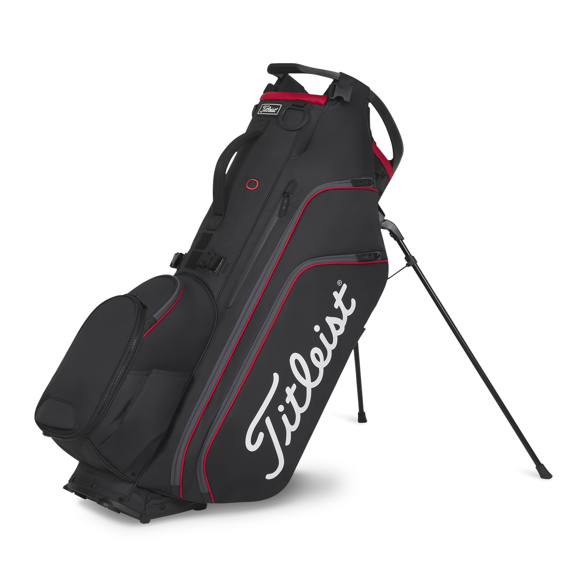 Bolso de Golf Titleist Hybrid 14 Bag Negro/Rojo