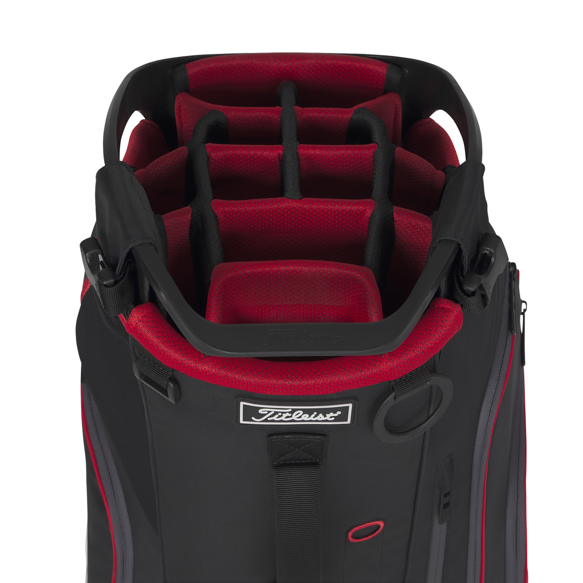 Bolso de Golf Titleist Hybrid 14 Bag Negro/Rojo