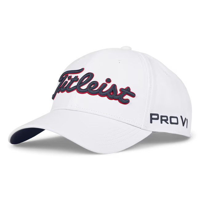 Gorro Titleist Tour Performance White / Navy / Red